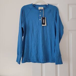 THE NORMAL BRAND LS puremeso henley rive t shirt